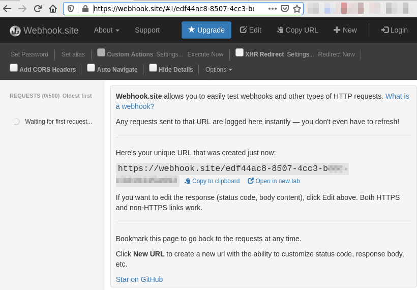webhook.site screenshot
